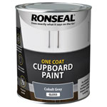 One Coat Cupboard Paint Cobalt Grey Gloss 750ml