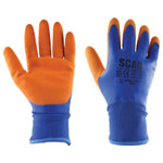 Thermal Waterproof Latex Coated Gloves - L (Size 9)