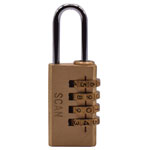 Scan Brass Combination Padlock Range