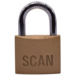 Brass Padlock 40mm Keyed Alike Pack of 2