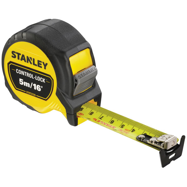 Stanley STHT37235-5 CONTROL-LOCK™ Pocket Tape 5m/16ft (Width 25mm)