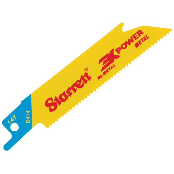 Starrett B418-5 B418-5 Bi-Metal Recipro Blade Straight 100mm 18 TP...