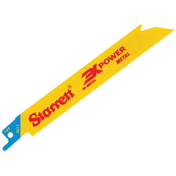 Starrett B614-5 Bi-Metal Reciprocating Blade Metal Straight 152Mm 14 Tpi Pack 5 - Image 6