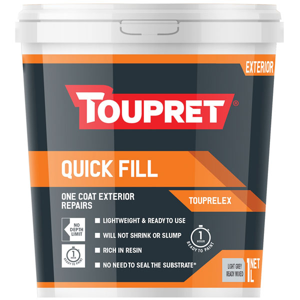 Toupret TTTLX01GB Quick Fill (Exterior) 1 litre