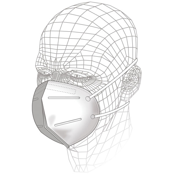 Vitrex S40913 Fold Flat Respirator P1 (Pack 3)