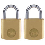 Brass Padlock 20mm (2 Pack)