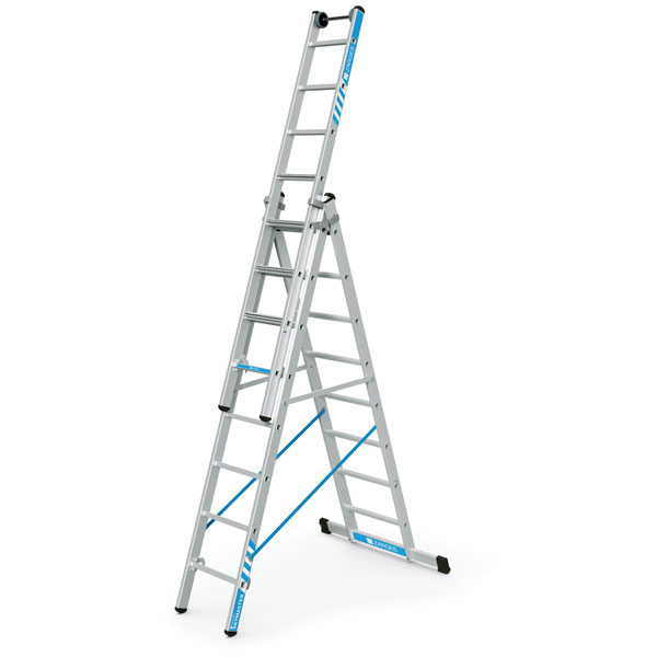 Zarges 41580 Skymaster Plus X Combination Ladder 3-Part 3 x 12 Rungs