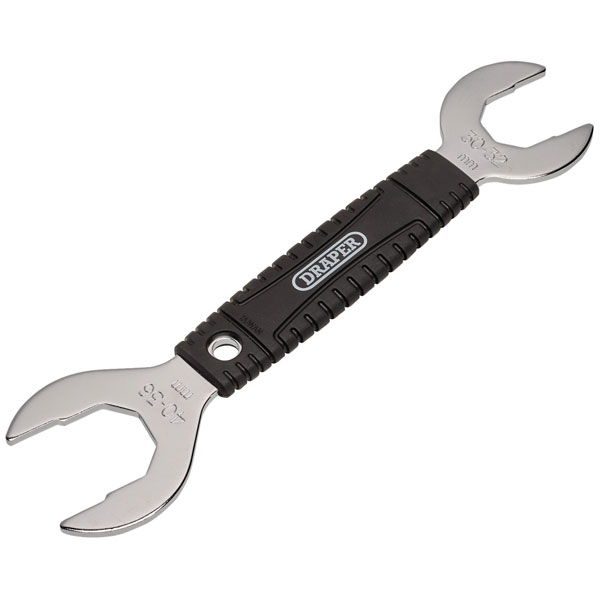 Draper 14167 Dual-Ended Bicycle Headset Wrench, 30/32/36/40mm