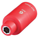 XP1000® VDE Socket, 3/8 Sq. Dr., 6mm - 16335