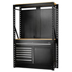 BUNKER® 14Pce Mod. Storage 2 Tier Racking/Shelving/Cabinet 1500mm