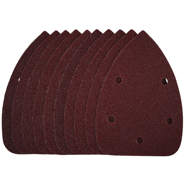 Draper 42107 Detail Sanding Sheets-Hook and Loop, 140mm, 80 Grit, ...