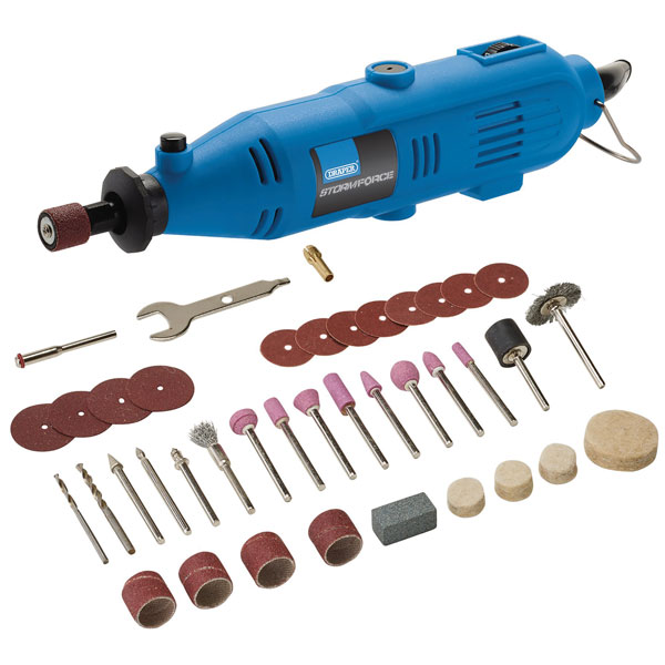 Draper 98521 Storm Force® 230V Rotary Multi-Tool Kit, 135W 40 Pcs