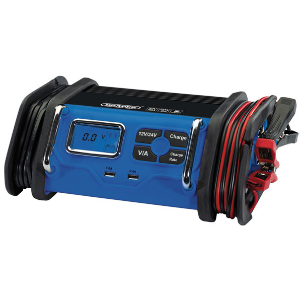 Draper 70548 12/24V Battery Charger, 8 - 16A Manufacturers P/N - 70548