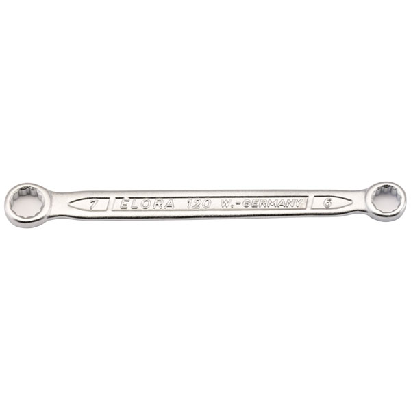 Elora 94354 Flat Ring Spanner 6 x 7mm