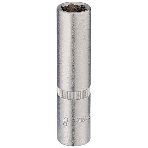 Elora 58728 Deep Socket, 1/4" Sq. Dr., 8mm - 58728