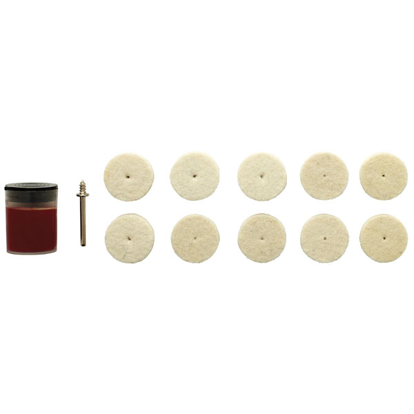 Draper 08958 Polishing Wheels Set for D20 Engraver/Grinder (12 Piece)