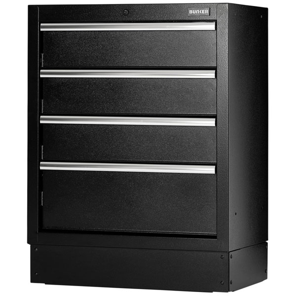 Draper 23746 BUNKER® Modular Floor Cabinet, 4 Drawer, 680mm