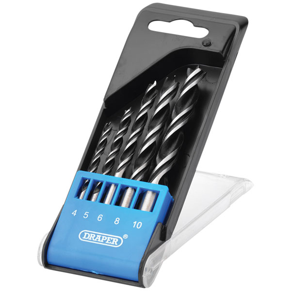 Draper 12424 Brad Point Drill Bit Set (5 Piece) - 12424