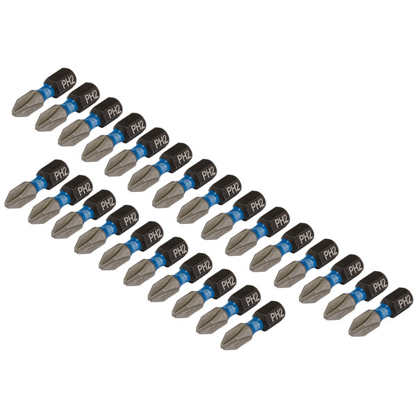 Draper Expert 05691 CrossSlot/PH Imp S/Driver Bits No2x25mm 1/4" H...