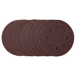 Sanding Discs, 115mm, 40 Grit, Hook & Loop (Pack of 10)