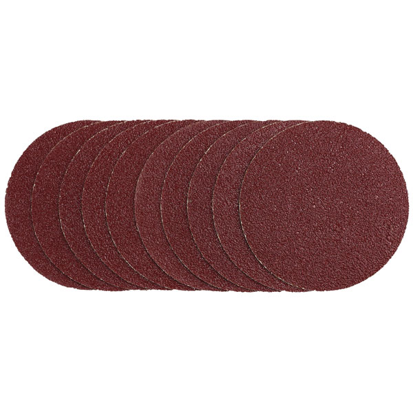 Draper 02694 Sanding Discs 125mm Hook & Loop - 80G (Pack of 10) - ...