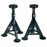 Axle Stands, 3 Tonne, Black (Pair)
