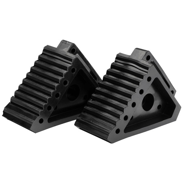 Draper 21131 Rubber Wheel Chocks, 3 Tonne (Pair) - 21131