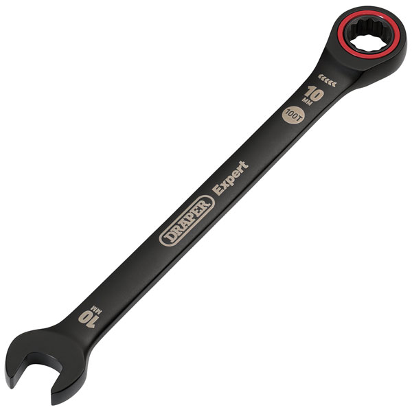 Draper Expert 03881 HI-TORQ® Metric Ratchet Combination Spanner 10...