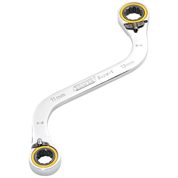 Draper Expert 03943 HI-TORQ® 2-Ring R. S-Shape Spanner 11x13mm