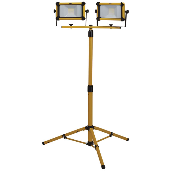 Draper 03205 110V SMD LED Tripod Site Light 2 x 50W 11000 Lumens -...