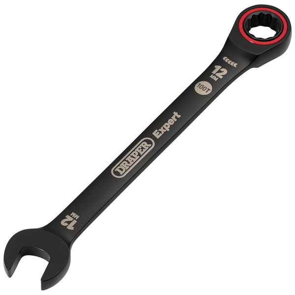 Draper Expert 03883 HI-TORQ® Metric Ratchet Combination Spanner 12...