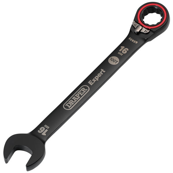 Draper Expert 03906 HI-TORQ® Reversible Ratchet Spanner 16mm