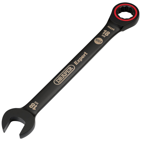 Click to view product details and reviews for Draper Expert 03891 Hi Torq® Metric Ratchet Combination Spanner 18.