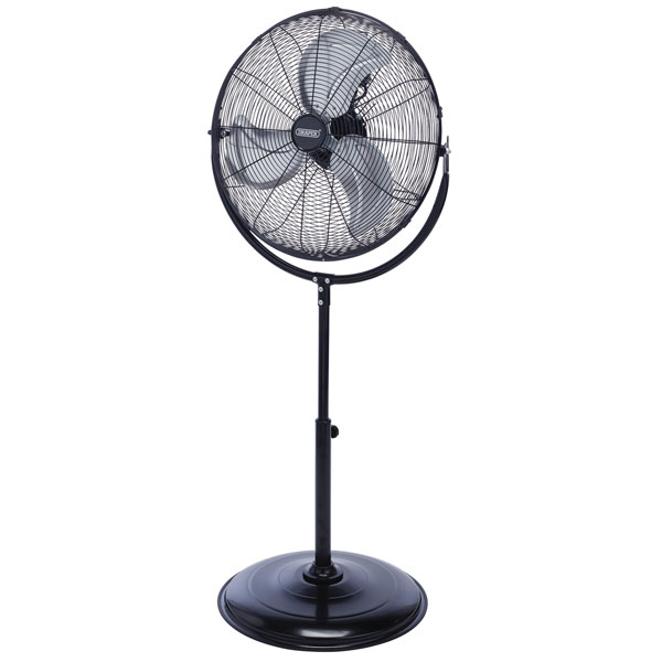 Draper 70430 230V Pedestal Fan, 20"/500mm, 120W - 70430