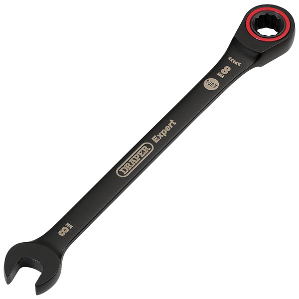 Draper Expert 03879 HI-TORQ® Metric Ratchet Combination Spanner 8m...