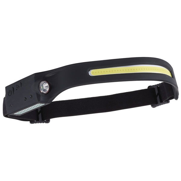 Draper 28236 COB LED Rechargeable 2-in-1 Head Torch-Wave Sensor 3W...