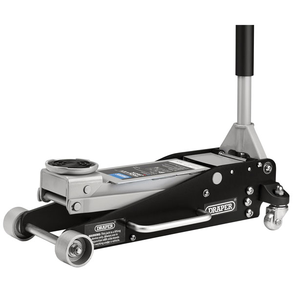 Draper 13624 Aluminium and Steel Racing Trolley Jack, 1.5 Tonne