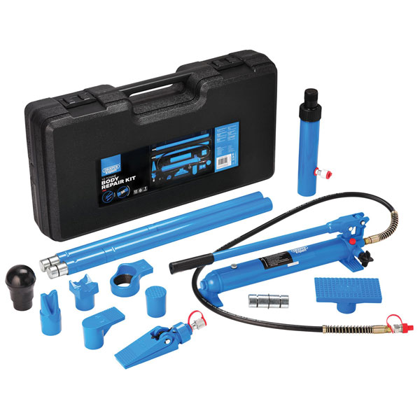 Draper Expert 13930 Hydraulic Body Repair Kit, 10 Tonne (14 Piece)