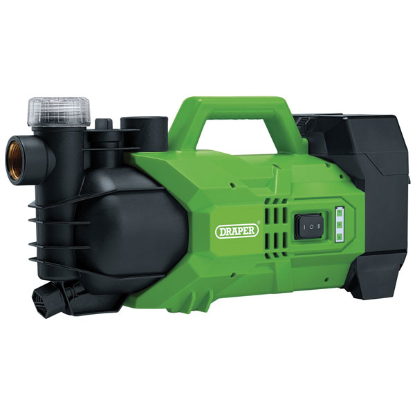 Draper 08097 D20 20V Water Pump 2800L/h 180W (Sold Bare) - 08097