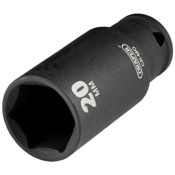 Draper 20177 HI-TORQ® Metric Deep Impact Socket, 3/8" Sq. Dr., 21mm