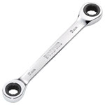 HI-TORQ® Metric Double Ratchet Ring Spanner, 8 x 9mm