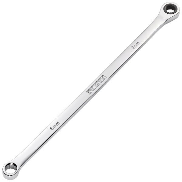Draper 27766 HI-TORQ® Metric Extra-Long Double Ring Ratchet Spanne...