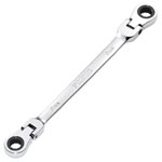 HI-TORQ® Flexi Head Double Ring Ratchet Spanner 8x9mm