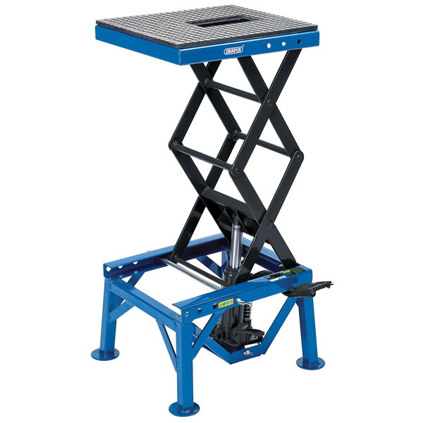 Draper 70212 Hydraulic Motorcycle Scissor Lift, 135kg - 70212