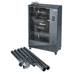 230V Far Infrared Diesel Heater with Flue Kit, 40,000 BTU/11.6kW
