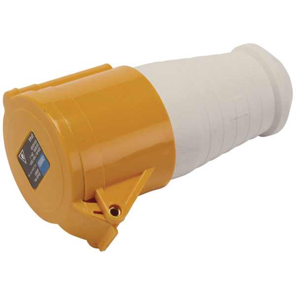 Draper 08962 IP44 Outdoor 110V Site Socket, 32A - 08962