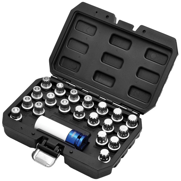 Draper 13599 BMW Locking Wheel Socket Set (21 Piece) - 13599