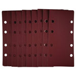 1/3 Sanding Sheets with Hook and Loop, 93 x 190mm, 240 Grit 10Pc