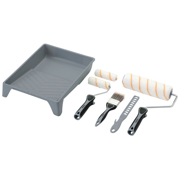 Click to view product details and reviews for Draper 20787 Medium Pile Polyester Paint Roller And Brush Set Soft.