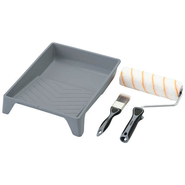 Draper 20947 Medium Pile Polyester Paint Roller & Brush Set with S...